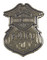 Harley-Davidson 1.25 in. Police Shield Badge Pin, Shiny Silver Finish 8009151 - Wisconsin Harley-Davidson