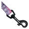 Harley-Davidson Reflective Willie G Skull Nylon Dog Leash - 6 ft. Pink & Purple - No Hassle Returns at Wisconsin Harley