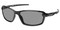 Harley-Davidson Men's Modern Sport Sunglasses, Shiny Black Frame & Smoke Lenses - Wisconsin Harley-Davidson