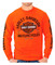 Harley-Davidson Men's Bar & Shield H-D Long Sleeve Crew Neck T-Shirt, Orange - Wisconsin Harley-Davidson