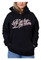 Harley-Davidson Women's Metallic Foil H-D Pullover Poly-Blend Hoodie, Black - Wisconsin Harley-Davidson