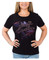 Harley-Davidson Women's Abstract Motorcycle Short Sleeve Crew-Neck Tee, Black - Wisconsin Harley-Davidson
