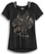 Harley-Davidson Women's Metallic Eagle Logo Short Sleeve Tee, Black 96318-20VW - Wisconsin Harley-Davidson