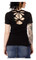 Liberty Wear Women's Dare Devil Heart Embellished Short Sleeve T-Shirt - Black - No Hassle Returns at Wisconsin Harley