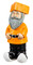 Original Cheesehead Sculpted Cheesehead Bobble Head Garden Gnome - Gold 545070B - Wisconsin Harley-Davidson