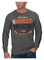 Harley-Davidson Men's Hype H-D Long Sleeve Crew-Neck Cotton T-Shirt, Charcoal - Wisconsin Harley-Davidson