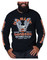 Harley-Davidson Men's Raging Eagle Long Sleeve Crew-Neck Cotton T-Shirt, Black - No Hassle Returns at Wisconsin Harley