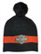 Harley-Davidson Women's B&S Logo Knit Bobble Beanie Cap - Black 97629-21VW - Wisconsin Harley-Davidson
