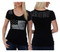 Liberty Wear Women's Liberty Flag Scoop Neck Casual Short Sleeve Tee - Black - No Hassle Returns at Wisconsin Harley
