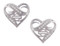 Harley-Davidson Women's Infinity Thorn Heart Post Earrings, Sterling Silver - Wisconsin Harley-Davidson