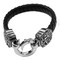 Harley-Davidson Free Shipping - Harley-Davidson Men's Calavera Skull Braided Leather & Stainless Steel Bracelet - Free Shipping on many products plus Orders Over $99