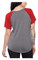 Harley-Davidson Women's #1 Embellished Short Sleeve Raglan T-Shirt, Gray & Red - No Hassle Returns at Wisconsin Harley