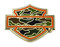 Harley-Davidson 1.5 in. Cutout Camo Bar & Shield Metal Pin, Gold Finish - Wisconsin Harley-Davidson