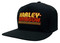 Harley-Davidson Men's Warm Throwback Snapback Flat Brim Baseball Cap - Black - Wisconsin Harley-Davidson