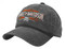 Harley-Davidson Men's Villain Adjustable Slide Baseball Cap - Washed Black - Wisconsin Harley-Davidson