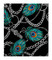 That's A Wrap Women's Peacock Feathers Chainlink Bandana Knotty Band - Black - No Hassle Returns at Wisconsin Harley