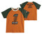 Harley-Davidson Free Shipping - Harley-Davidson Little Boys' #1 Logo Short Sleeve Raglan Knit Tee - Orange/Green - Free Shipping on many products plus Orders Over $99