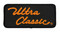 Harley-Davidson 4in Embroidered Ultra Classic Emblem Sew-On Patch - Black/Orange - Wisconsin Harley-Davidson