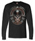 Harley-Davidson Men's Ghoulish Biker Skull Long Sleeve Crew-Neck Shirt - Black - Wisconsin Harley-Davidson