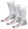 Harley-Davidson Men's Bar & Shield Performance Rider Crew Socks - White, 3 Pairs - Wisconsin Harley-Davidson