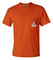 Harley-Davidson Men's #1 Logo Racing Chest Pocket Crew-Neck T-Shirt, Orange - Wisconsin Harley-Davidson