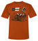 Harley-Davidson Men's Racing Fury Short Sleeve Crew-Neck Graphic Tee - Orange - Wisconsin Harley-Davidson