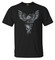 Harley-Davidson Men's Iron Wings Short Sleeve Crew-Neck Graphic Tee, Black - Wisconsin Harley-Davidson