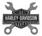 Harley-Davidson 8 in. Embroidered Wrenches Bar & Shield Logo Emblem Sew-On Patch - Wisconsin Harley-Davidson