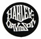 Harley-Davidson 3in. Embroidered Willie G Skull Text Emblem Sew-On Patch - Black - Wisconsin Harley-Davidson