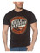 Harley-Davidson Men's Carved H-D Short Sleeve Crew-Neck Cotton T-Shirt, Brown - Wisconsin Harley-Davidson