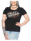 Harley-Davidson Women's Ornate Foiled Scoop Neck Short Sleeve Tee, Black - Wisconsin Harley-Davidson