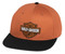 Harley-Davidson Men's Bar & Shield Adjustable Baseball Cap, Orange 97700-21VM - Wisconsin Harley-Davidson