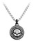 Harley-Davidson Men's Steel Double Sided Rolo Chain Skull Logo Metal Necklace - Wisconsin Harley-Davidson