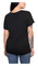 Harley-Davidson Women's Invert Embellished Short Sleeve Scoop Neck Tee - Black - No Hassle Returns at Wisconsin Harley
