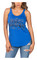Harley-Davidson Women's Embellished Lavish Scoop Neck Sleeveless Tank Top - Blue - Wisconsin Harley-Davidson