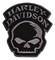 Harley-Davidson 4 in. Embroidered Willie G Skull Emblem Sew-On Patch- Black/Gray - Wisconsin Harley-Davidson