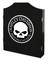 Harley-Davidson Willie G Skull Logo Dart Board Cabinet – Black Wooden Cabinet - Wisconsin Harley-Davidson