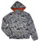 Harley-Davidson Big Boys' 1/4-Zip Motorcycle Printed Hooded Windbreaker, Gray - Wisconsin Harley-Davidson