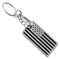 Harley-Davidson Free Shipping - Harley-Davidson 2-Sided Americana Carbon Fiber Metal Key Chain - Silver Finish - Free Shipping on many products plus Orders Over $99