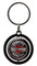 Harley-Davidson Vintage Genuine Motor Oil Logo Spinner Key Chain - Black - Wisconsin Harley-Davidson