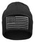 That's A Wrap Men's Patriotic American Flag Patch Cuffed Beanie Cap - Black - Wisconsin Harley-Davidson