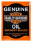 Harley-Davidson Embossed Tin Sign, Genuine Oil Can Bar & Shield, 12 x 15.75 inch - Wisconsin Harley-Davidson