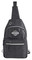 Harley-Davidson Genuine Leather Chest Sling Backpack, Bar & Shield Logo - Black - Wisconsin Harley-Davidson