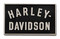 Harley-Davidson 1.5 inch. Minimal Black H-D Metal Pin, Antique Nickel Finish - Wisconsin Harley-Davidson