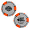 Harley-Davidson Custom Wisconsin Harley Poker Chip Collectible - Gray/Orange - Wisconsin Harley-Davidson