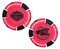 Harley-Davidson Custom Wisconsin Harley Poker Chip Collectible - Pink/Black - Wisconsin Harley-Davidson