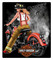 Harley-Davidson Smokin' Hot Babe Embossed Tin Sign, 13 x 15 inches - Black - Wisconsin Harley-Davidson
