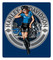 Harley-Davidson Police Babe Embossed Tin Sign, Rectangle 13 x 15 inches - Blue - Wisconsin Harley-Davidson