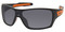 Harley-Davidson Mens Full Coverage Sunglasses, Matte Black Frames & Smoke Lenses - Wisconsin Harley-Davidson