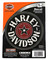 Harley-Davidson Distressed Circle Star H-D Decal - Black & Red - 6 x 8 in. - Wisconsin Harley-Davidson